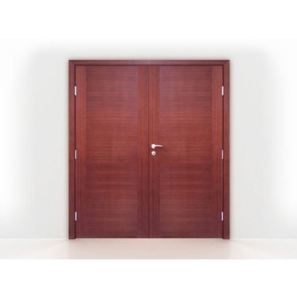 Red Oak Double Interior Door