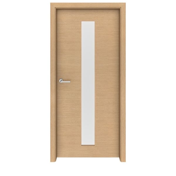 Light Oak Greenwich Glass Interior Door