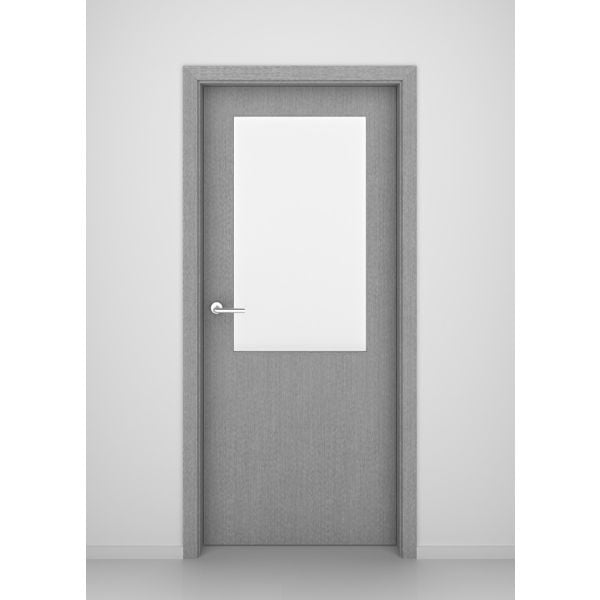 Grey Oak Charlotte Glass Interior Door