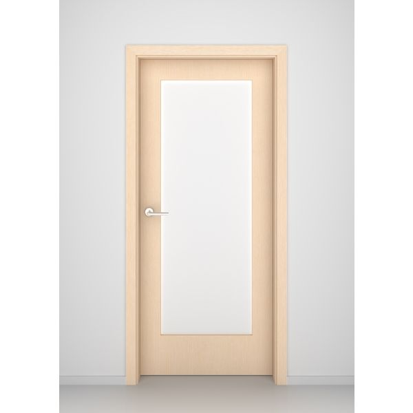 Bleached Oak Madison Glass Interior Door