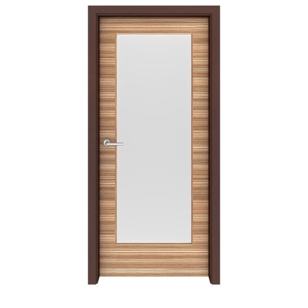 Zebrawood Madison Glass Interior Door