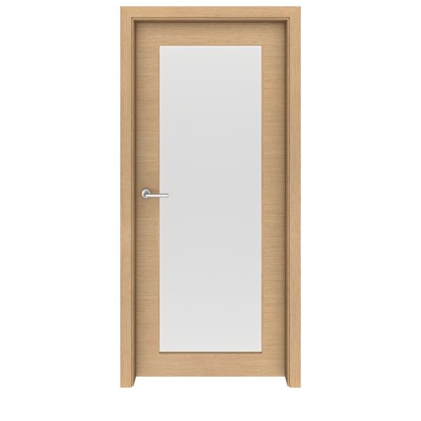 Light Oak Ontario Glass Interior Door