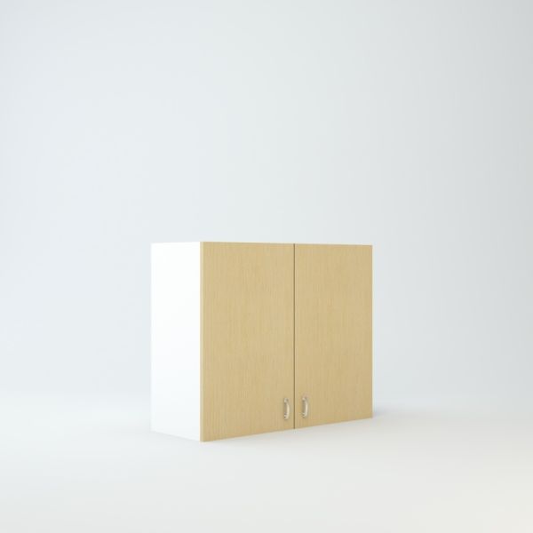 Wall Cabinet 27 inch High 33 inch Wide For Two Doors