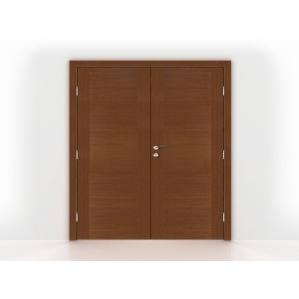 Brown Oak Double Interior Door