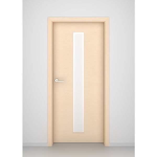 Bleached Oak Greenwich Glass Interior Door