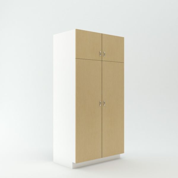 Tall Pantry Cabinet 23 3/4 inch Deep 84 inch High 42 inch Wide For Four Full Height Doors