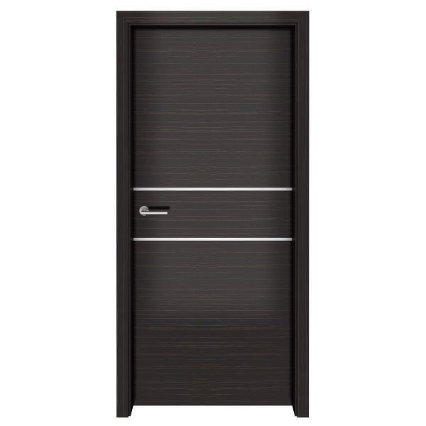 Dark Ebony Macassar Flow Interior Door