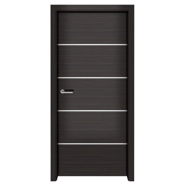 Dark Ebony Macassar Spindrift Interior Door