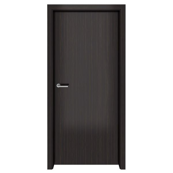 Dark Ebony Macassar Flush Vertical Interior Door