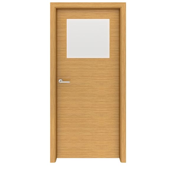 Teak Seattle Glass Interior Door