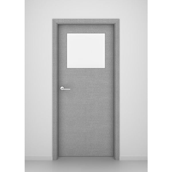 Grey Oak Seattle Glass Interior Door