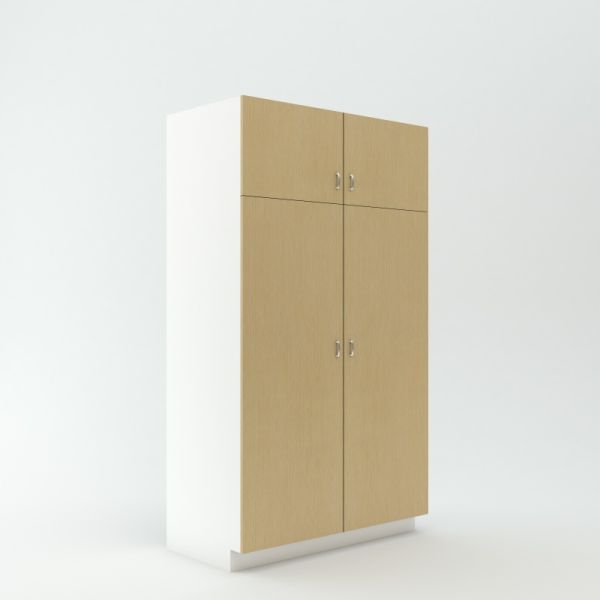 Tall Storage Cabinet 23 3/4 inch Deep 84 inch High 48 inch Wide For Four Doors