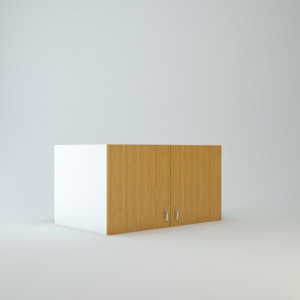 Wall Right Angle Corner Cabinet 48 inch High 24 inch Wide For Two Doors