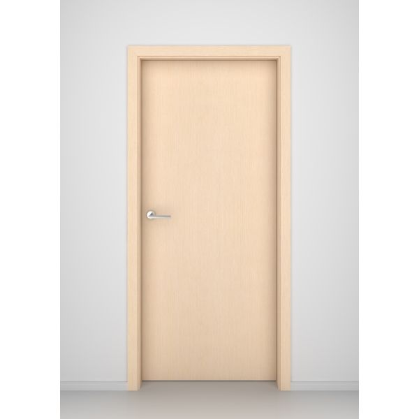 Bleached Oak Flush Vertical Interior Door