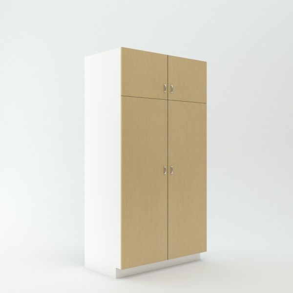 Tall Pantry Cabinet 23 3/4 inch Deep 84 inch High 45 inch Wide For Four Doors