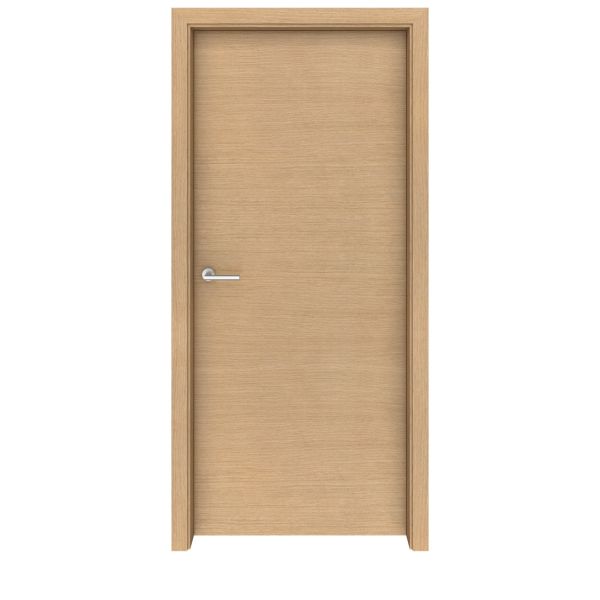 Light Oak Flush Horizontal Interior Door