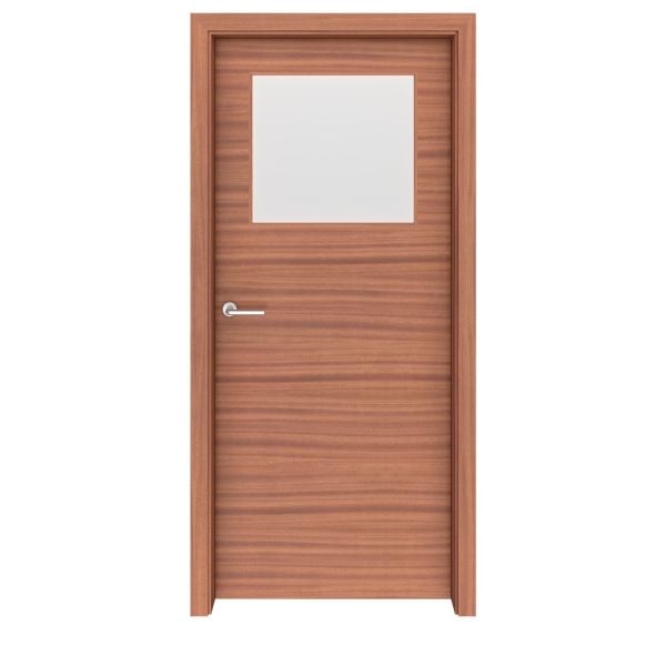 Sapele Mahogany Seattle Glass Interior Door
