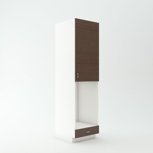Tall Oven/Microwave Combination Cabinet 23 3/4 inch Deep 90 inch High 27 inch Wide For One Drawer & Two Doors