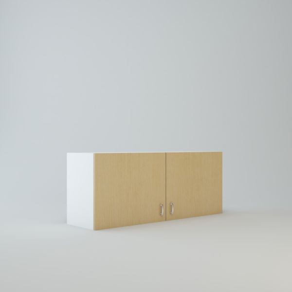 Wall Cabinet 18 inch High 45 inch Wide For Two Doors