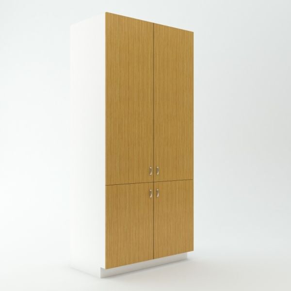 Tall Utility Cabinet 23 3/4 inch Deep 96 inch High 45 inch Wide For Four Doors
