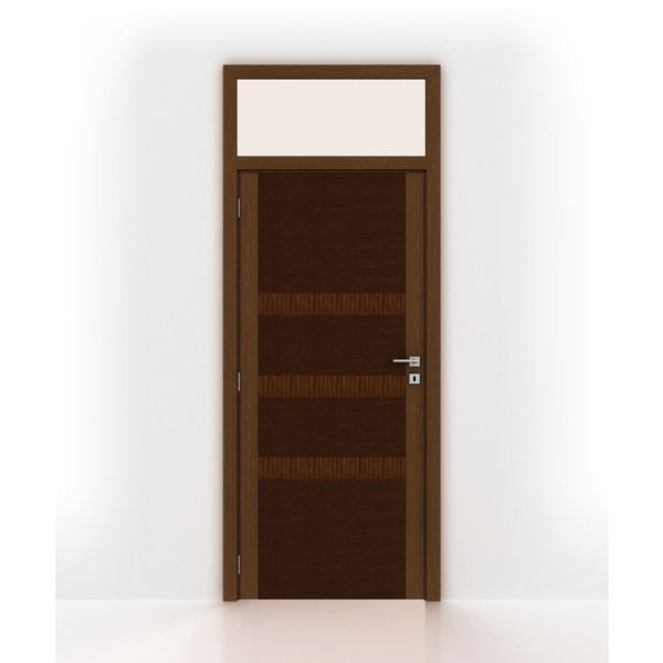 Wenge Walnut Transom Interior Door