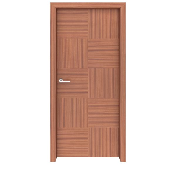 Sapele Mahogany Checkers Interior Door