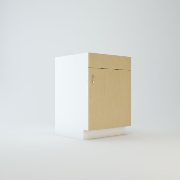 Base Sink Cabinet Box For A Tilt-Out Sink Tray 24 inch 1 False Drawer-Front & 1 Door