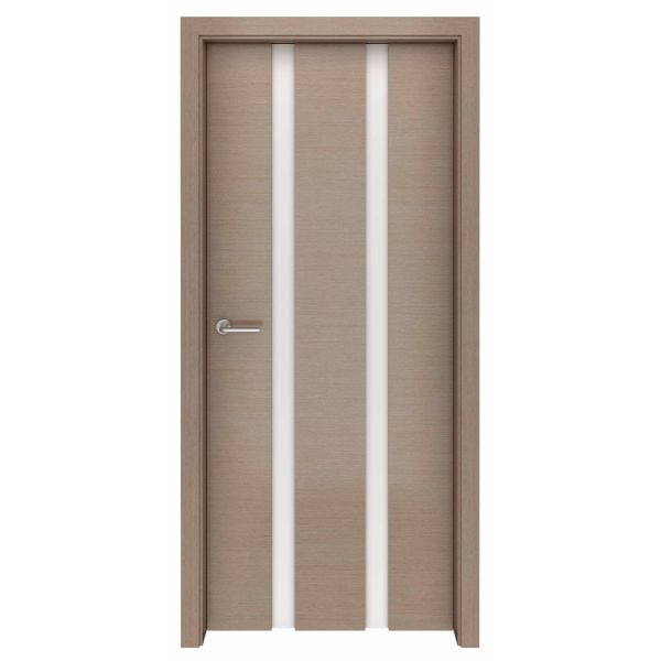 Grey Ayous Parallels Glass Interior Door