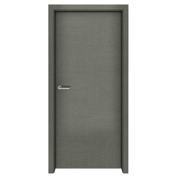 Grey Oak Checkers Interior Door