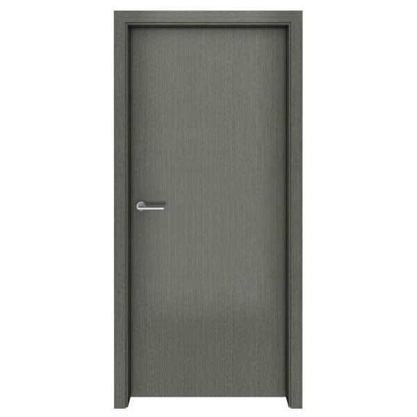 Grey Oak Flush Vertical Interior Door