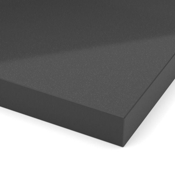 
High Gloss Polyester Graphite Pearl Cabinet Doors
