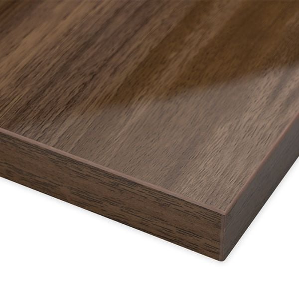 High Gloss Italian Walnut Cabinet Doors