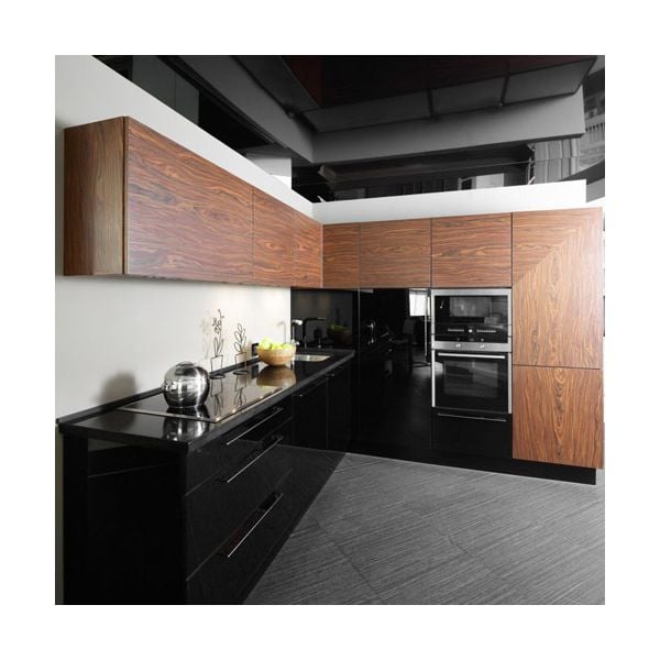 Rosewood Wood Veneer Cabinet Doors