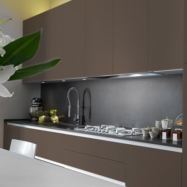 Earth Grey Satin Smooth Cabinet Doors