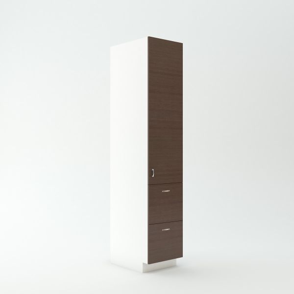 Tall Cabinet 23 3/4 inch Deep 90 inch High 21 inch Wide For Four Drawers and One Door