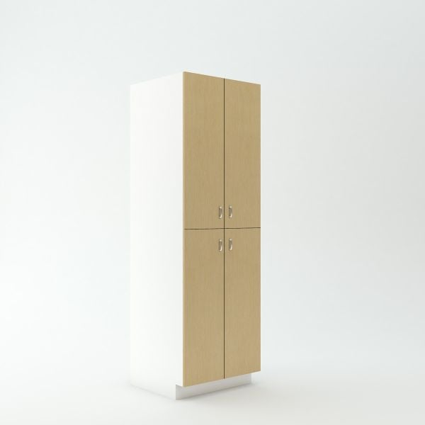 Tall Centered Cabinet 23 3/4 inch Deep 84 inch High 27 inch Wide For Four Doors