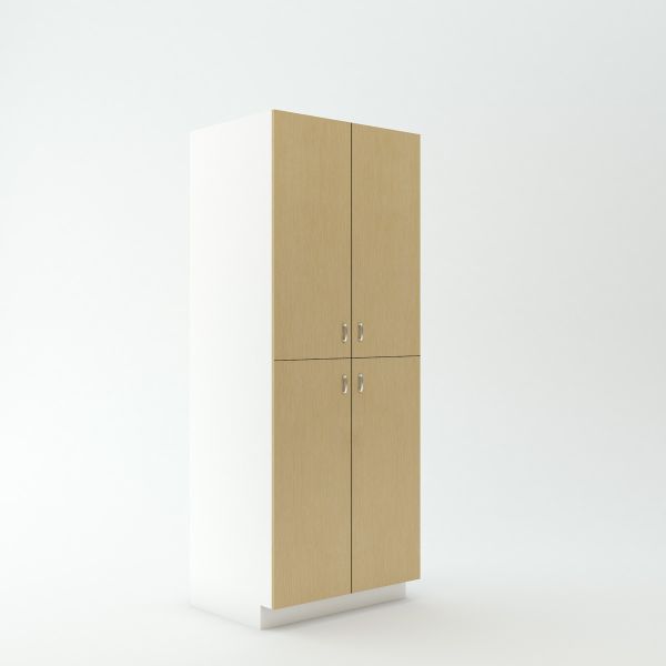 Tall Centered Cabinet 23 3/4 inch Deep 84 inch High 33 inch Wide For Four Doors