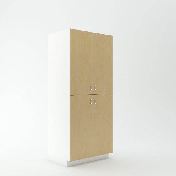 Tall Centered Cabinet 23 3/4 inch Deep 84 inch High 36 inch Wide For Four Doors