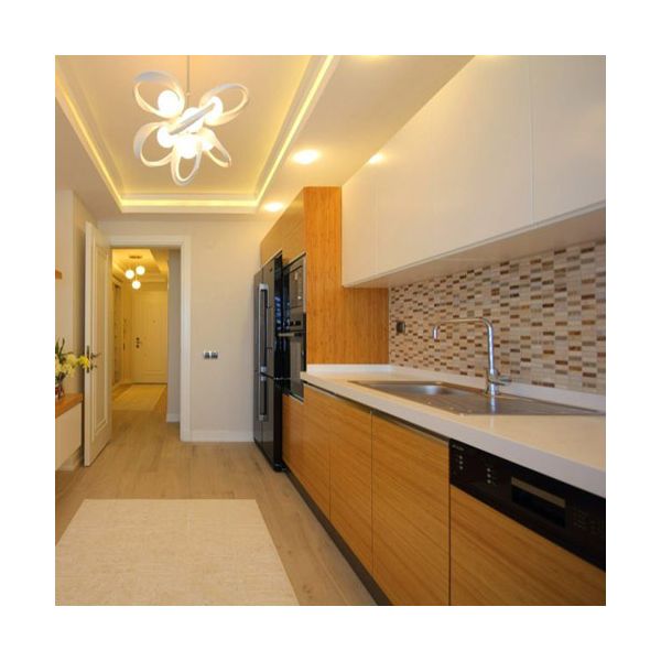 Teak Wood Veneer Cabinet Doors