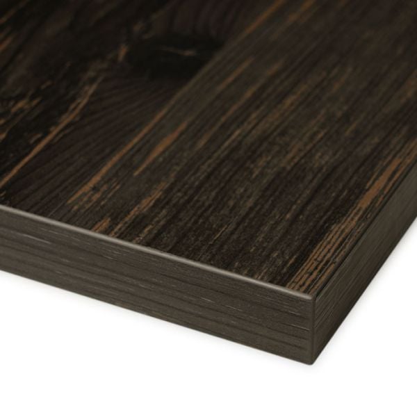 Vintage Black Wood Wall Panels