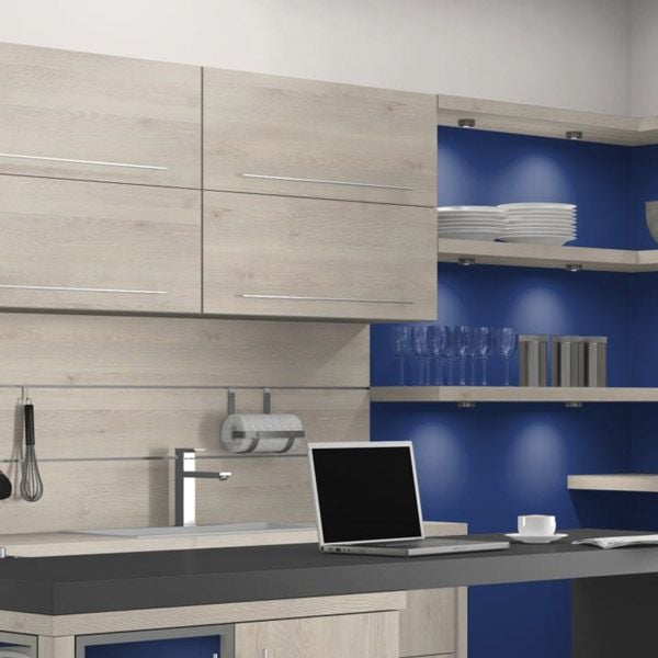 White Pine Textured cabinet doors