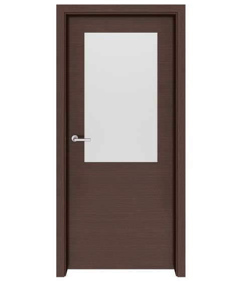 Dark Oak Charlotte Glass Interior Door