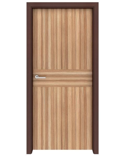 Zebrawood Iris Interior Door