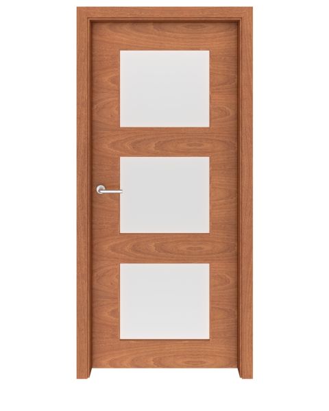Mahogany Newport Glass Interior Door