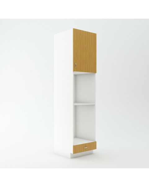 Tall Oven Cabinet 23 3/4 inch Deep 96 inch High 30 inch Wide For A Single Oven & One Drawer & Two Doors
