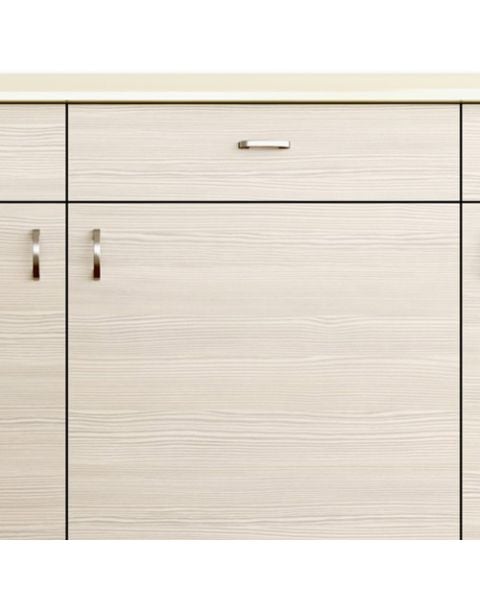 White Oak Textured Woodgrain Kitchen Cabinet Doors Wall Panels by 27estore