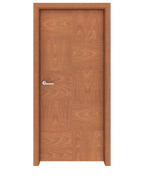 Mahogany Checkers Interior Door