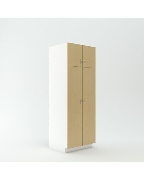 Tall Storage Cabinet 23 3/4 inch Deep 96 inch High 48 inch Wide For Four Doors