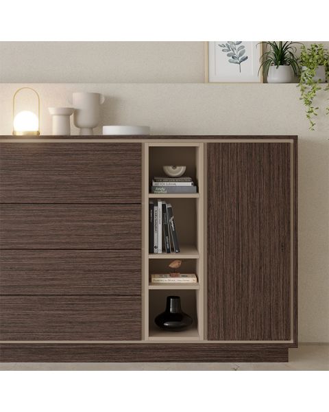 Espresso Textured Cabinet Doors