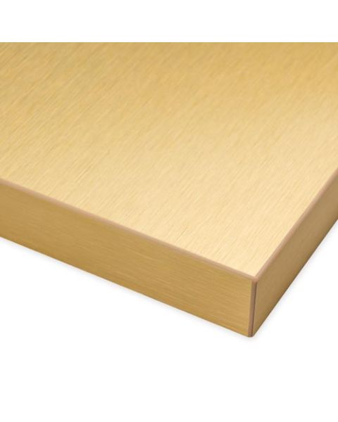 Brushed Gold Real Aluminum Surface Cabinet Doors